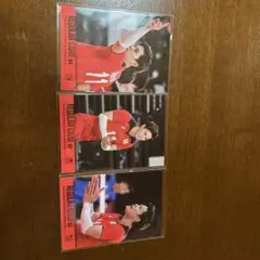 西田有志 トレーディングカード 3枚セット