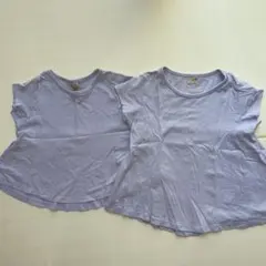 美品　プティマイン　Tシャツ　100.120 お揃い　姉妹のサムネイル