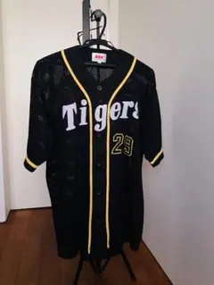 阪神タイガース 井川慶　SSK ユニフォーム ビジターブラック　井川　刺繍のサムネイル