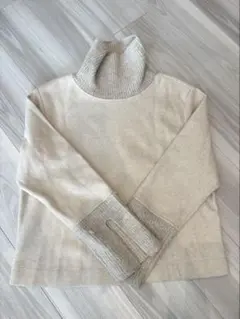 BANANA REPUBLIC ベージュ タートルネック セーター S