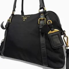 PRADA 2Way ナイロン ハンドバッグ ショルダーバッグ ミニボストン