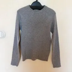 新品 Te chichi テチチ リブクルーネックプルオーバー シルバー