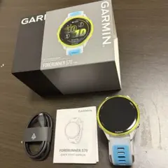 GARMIN FORERUNNER 265 ブルー 本体 箱付き - メルカリ