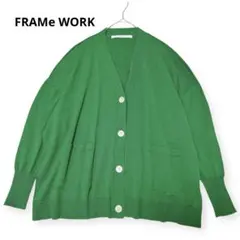 グリーン カーディガン