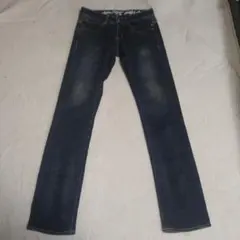 美品！ダークブルー ストレートデニム　即購入OK
