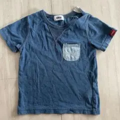 EDWIN キッズ デニム風 Tシャツ 半袖　90cmのサムネイル