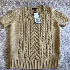 ■ 46472★年 バーバリーズ ノバチェック 半袖ニット ベージュ 134093537_o1.jpg?