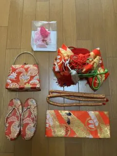 七五三　女子　小物セット&髪飾り　３歳用