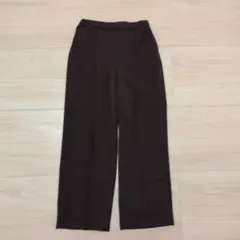 レプシィム　パンツ　М　スラックス　パンツ　ボトム　茶　ストレート