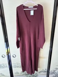 ニットワンピース ロングワンピース