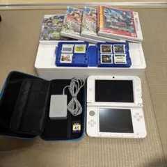 Nintendo 3DS LL ホワイト　ソフト、タッチペン、充電器、SDカード