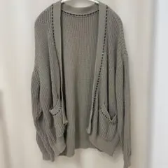 DouDou ニットカーディガン ベージュ Fサイズのサムネイル
