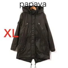 H4440-155◾️パパヤ 中綿　モッズコート