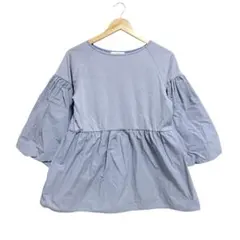 green label relaxing バルーンスリーブ 切替 ブラウス F