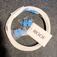 【匿名配送】10m 新品 光ファイバーケーブル SP/UPC