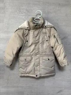 ノースフェイス キッズ110 N-2B ダウン ジャケット ベージュ ミリタリー