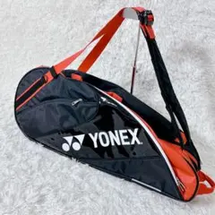 ⭐︎6本収納可 ヨネックス　YONEX 収納　ラケットバッグ　リュック　黒　赤