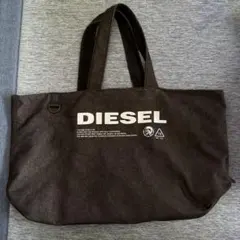 DIESEL デニム✖️ブラック　リバーシブルトートバッグ