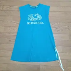 FRUIT OF THE LOOM ノースリーブワンピース ターコイズのサムネイル