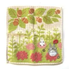 となりのトトロ　刺繍タオルハンカチ