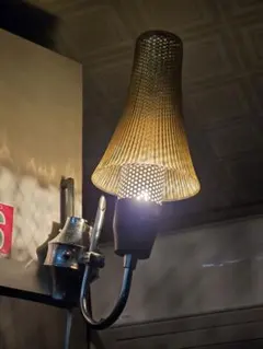 昭和レトロ 壁付 ブラケットライト ゴールド風ガラス