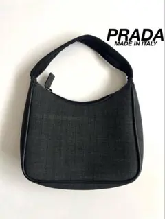 PRADA WOOL NYLON ACCESSORIES HAND BAG