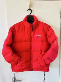 人気ポロスポーツ☆90年代♪ダウンジャケットMサイズレッド♪男女兼用☆
