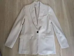 ZARA ベージュ テーラードジャケット手洗い