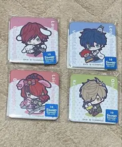 にじさんじ サンリオ 缶バッジ ローレン レオス レイン オリバー セット