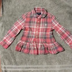 POLO RALPH LAUREN フリル付きシャツ 3/3T