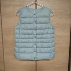 【無印良品】インナーダウンベスト　ベージュ　M サイズ