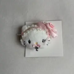 サンリオ ホワイトフリル シークレットヘアクリップ チャーミーキティ