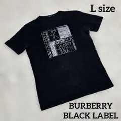 ✨美品✨BURBERRY BLACK LABEL ブランドロゴ Lサイズ