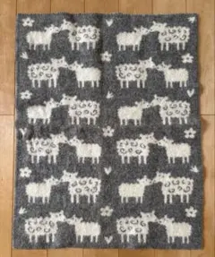 KLIPPAN クリッパン ウールブランケット トナカイ柄 毛布 - メルカリ