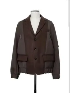 sacai 25AW Wool Melton Jacket