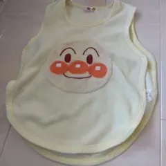 アンパンマン ベビーベスト 黄色 フリース50-95