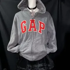 GAP 平成ギャル Y2K グランジ パーカー ギミック 短丈