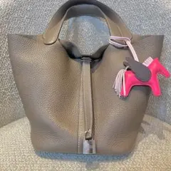 HERMES エルメス ピコタンロックMM エクラ プルーン ゴールド金具 
