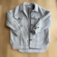 SENSE OF PLACE グレー シャツジャケット