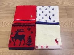 新品　ラルフローレン ハンカチ4枚セット