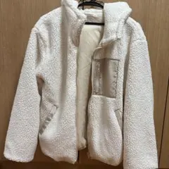 NICE CLAUP ボアジャケット ホワイト