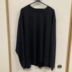 UNIQLO U ブラック 長袖カットソー 4XL