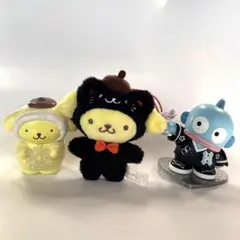 サンリオ　ポムポムプリン　ハンギョドン　フィギュア　マスコット