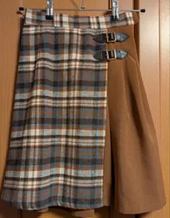 F i.n.t ミニスカート キャメル