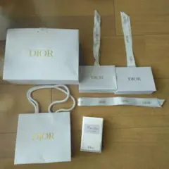 Dior ショップ袋 ショッパー リボン　香水　6点セット