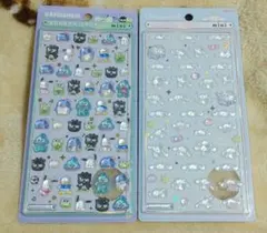 正規品 ボンボンドロップシール mini サンリオ はぴだんぶい 新品 2枚