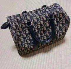 □ a1967【クリスチャンディオール】ミニボストンバッグ トロッター柄 