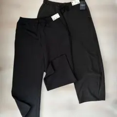 ATTENTION ブラック 3XL カジュアルパンツ 2枚組