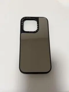 Casetify iPhone15proケース ブラック/ミラー
