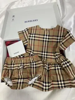 BURBERRY✴︎ベビー✴︎バーバリーチェック✴︎ツーピースセット✴︎格安✴︎新品未使用